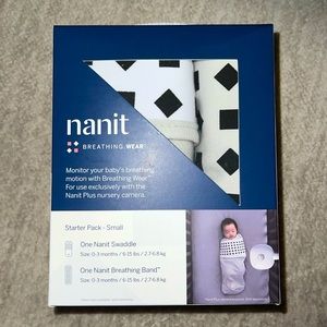 Nanit breathing band and swaddle